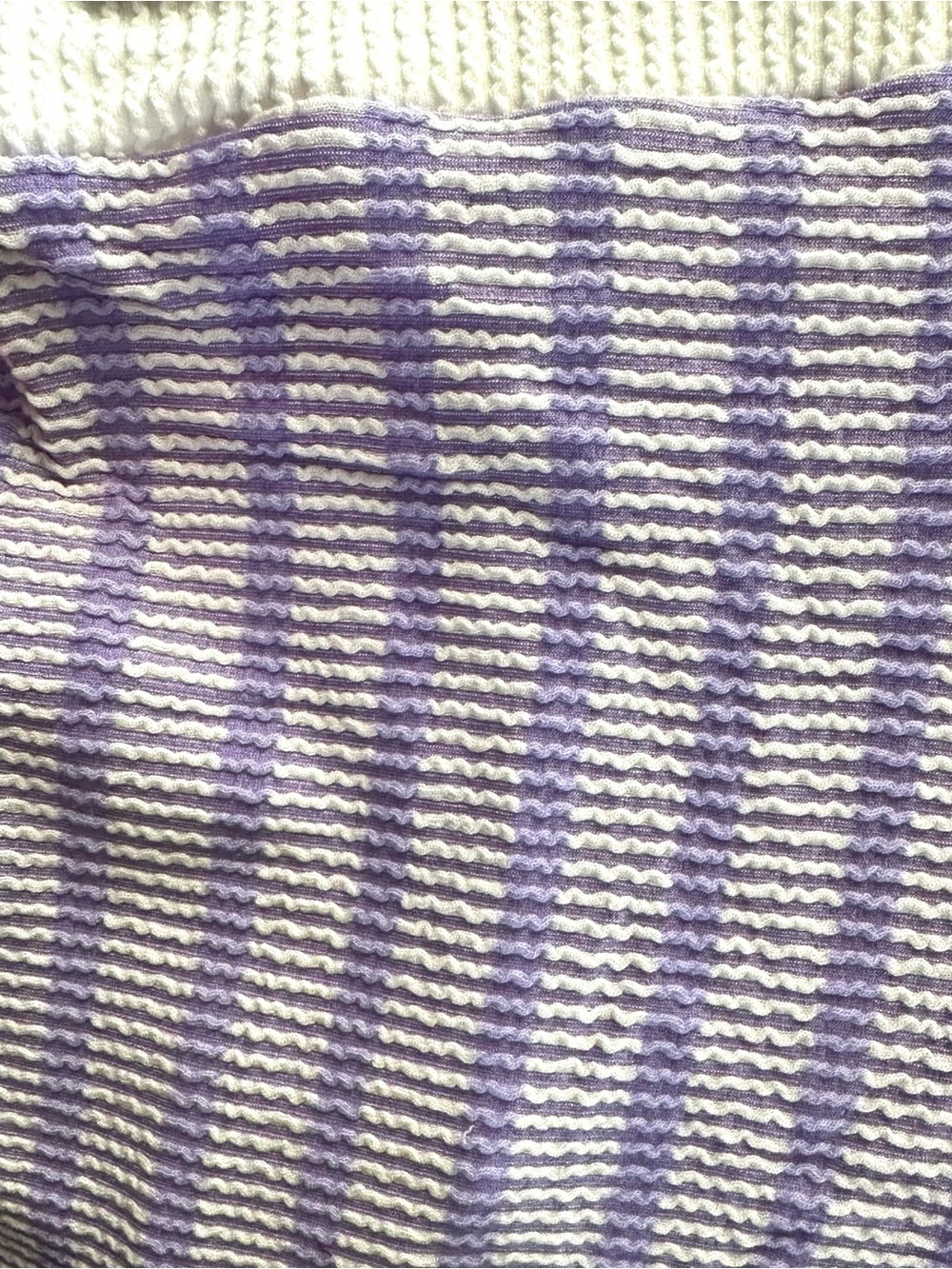 Zenana Raised Rib Striped Pullover & Wide Leg Pants Set Women’s Lavender - Picture 11 of 11